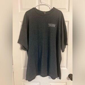 Southern Couture Gray Tshirt Short Sleeve Nurse Saying & Graphic On Back 3xl